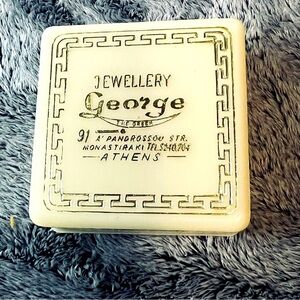 Vintage Jewellery George Box – Athens Greece Monastiraki Shop Display Case